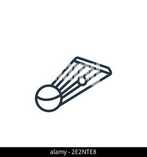 Kankles outline vector icon. Thin line black kankles icon, flat vector simple element illustration from editable culture concept isolated on white bac Stock Vector
