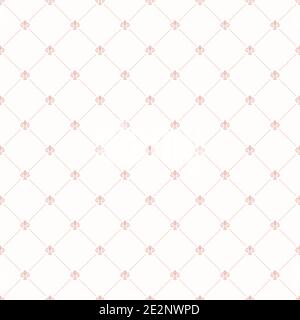 Seamless Vector Pattern. Royal Lilies Stock Vector