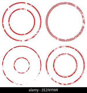 Thin Stamps Grunge18 7 Stock Vector