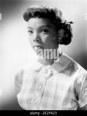 Olga James, Head and Shoulders Publicity Portrait for the Film, 'Carmen Jones', 20th Century-Fox, 1954 Stock Photo