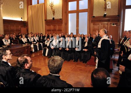 Didier Migaud, newly-appointed president of the Court of Accounts ( Cour des Comptes) is pictured during a ceremony of his inauguration in Paris, France on March 11, 2010. Photo by Jacques Witt/Pool/ABACAPRESS.COM Stock Photo