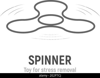 Spinner Logo.Spinner Isolated On White Background. Royalty Free SVG,  Cliparts, Vectors, and Stock Illustration. Image 128647606.