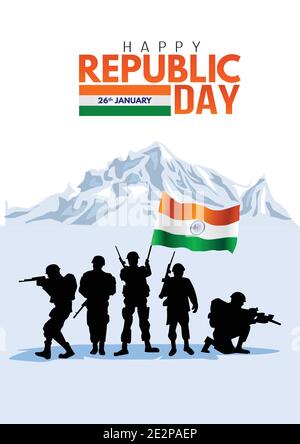 January 15 - Indian Army Day. hand lettering design for Indian Army Day in  black with white background. design for banner, poster, tshirt, card Stock  Vector Image & Art - Alamy