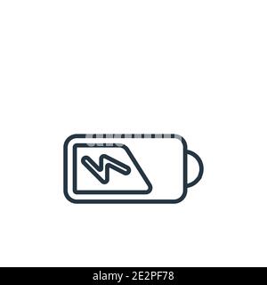 Battery Icon Sign Isolate on white Background,Vector Illustration Stock ...