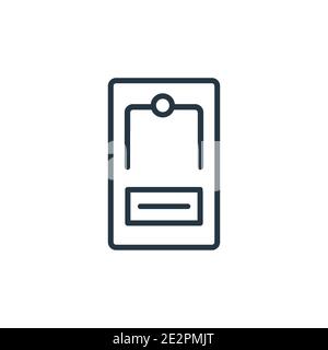 Mousetrap outline vector icon. Thin line black mousetrap icon, flat vector simple element illustration from editable electronic devices concept isolat Stock Vector