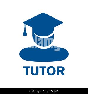 Vector logo of a tutor, educational courses Stock Vector Image & Art ...