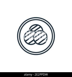 Combination outline vector icon. Thin line black combination icon, flat vector simple element illustration from editable education concept isolated on Stock Vector