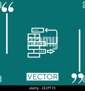 scrum vector icon Linear icon. Editable stroked line Stock Vector