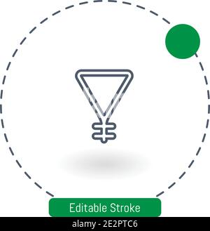 soapstone vector icon editable stroke outline icons for web and mobile Stock Vector