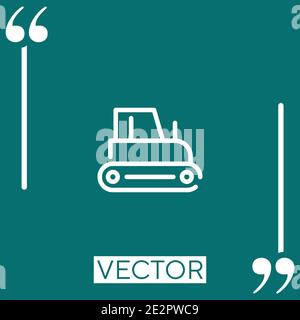 scraper vector icon Linear icon. Editable stroke line Stock Vector