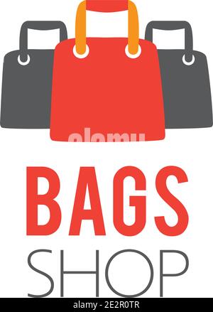 Vector logo for women handbags store Stock Vector