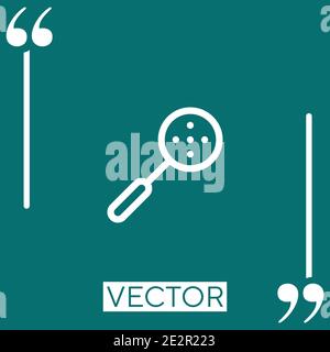 skimmer vector icon Linear icon. Editable stroke line Stock Vector