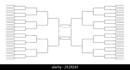 4 team tournament bracket championship template flat style design vector  illustration isolated on white background. Championship bracket schedule  for Stock Vector Image & Art - Alamy