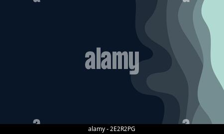 abstract background with deep wave style. Vector design illustration background Stock Vector