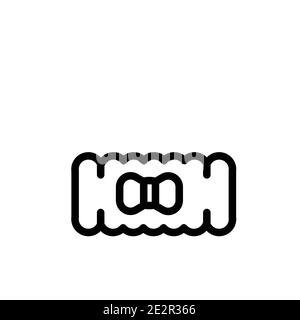 Wedding garter vector line icon, linear concept, outline sign, symbol ...