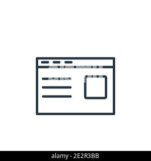 Prototype outline vector icon. Thin line black prototype icon, flat vector simple element illustration from editable crowdfunding concept isolated str Stock Vector