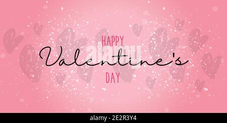 Happy valentines day retro invitation card template with origami paper ...