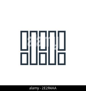 Paving outline vector icon. Thin line black paving icon, flat vector simple element illustration from editable construction concept isolated stroke on Stock Vector