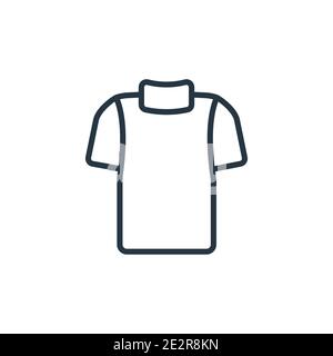Fleece outline vector icon. Thin line black fleece icon, flat vector simple element illustration from editable clothes concept isolated stroke on whit Stock Vector