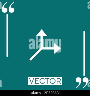 split call vector icon Linear icon. Editable stroke line Stock Vector
