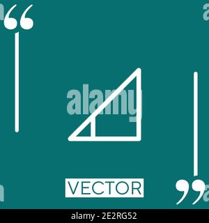 signal Linear icon. Editable stroke line Stock Vector