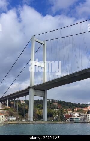First Bosphorus Bridge, Istanbul, Turkey. Stock Photo