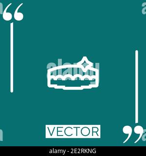 dentist vector icon Linear icon. Editable stroke line Stock Vector