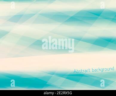 Abstract light sea green color background textured by slanting stripes. CMYK colors. Horizontal light blue vector graphic pattern Stock Vector