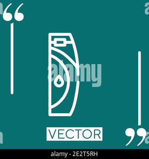 shampoo vector icon Linear icon. Editable stroke line Stock Vector