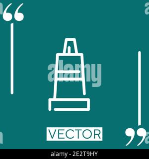 super glue vector icon Linear icon. Editable stroke line Stock Vector