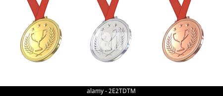 Gold medal Stock Photo