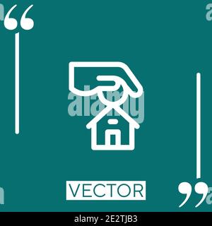 installment vector icon Linear icon. Editable stroke line Stock Vector
