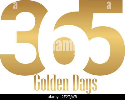 text vector design 365 DAY isolated on white background Stock Vector ...