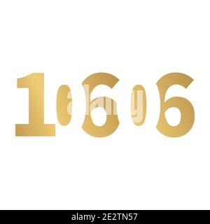 10606 letter type logo design Stock Vector