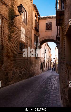 Spanish Renaissance arch in Toledo, Spain. Stock Photo