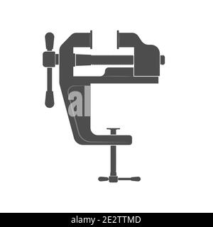Vise. Simple vector icon isolated on a white background. Flat style Stock Vector