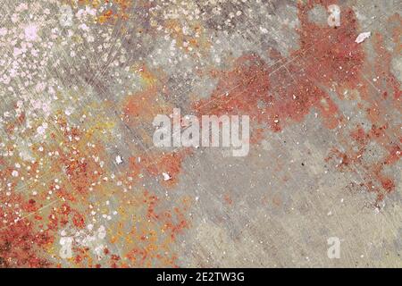 Corroded piece of old metal. Stock Photo