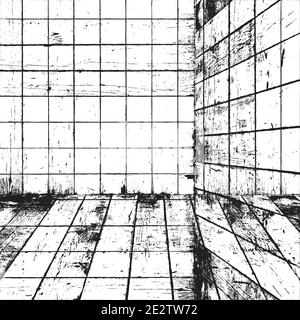Distressed Wooden Texture Stock Vector