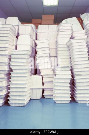 Warehouse of medical products in hospital. Stock Photo