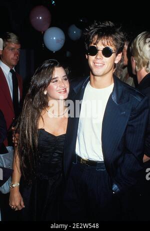 C Thomas Howell And Kyle Richards 1984  Credit: Ralph Dominguez/MediaPunch Stock Photo