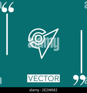 pokemon go vector icon Linear icon. Editable stroked line Stock Vector