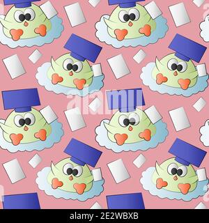 It can be used for textiles of clothing and things, paper products, wrapping, wallpaper, decor, notebook, interior and background for social networks, Stock Vector