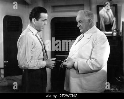 HUMPHREY BOGART and SYDNEY GREENSTREET in ACROSS THE PACIFIC 1942 directors JOHN HUSTON and VINCENT SHERMAN Warner Bros. Stock Photo
