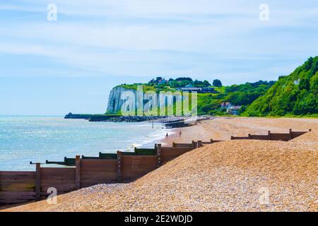 Kingsdown Beach-a beautiful walk with lovely views of the pebble beach ...