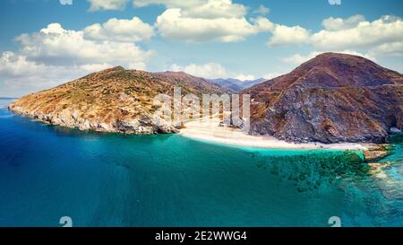 The beach Kallianos in Evia island, Greece Stock Photo