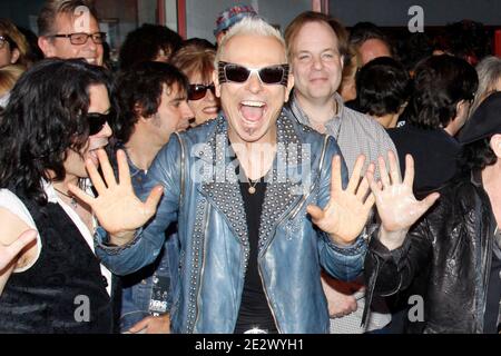 Rudolf Schenker attending Scorpions inducted into Hollywood's RockWalk held at Holllywood's RockWalk in Hollywood, California on April 06, 2010. Photo by Tony DiMaio/ABACAPRESS.COM Stock Photo