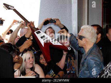 Rudolf Schenker attending Scorpions inducted into Hollywood's RockWalk held at Holllywood's RockWalk in Hollywood, California on April 06, 2010. Photo by Tony DiMaio/ABACAPRESS.COM Stock Photo