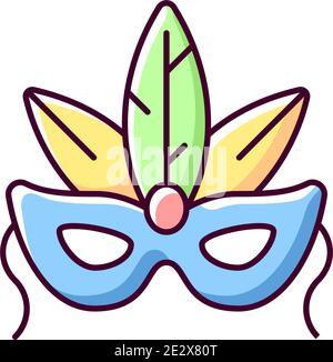 Masks RGB color icon Stock Vector