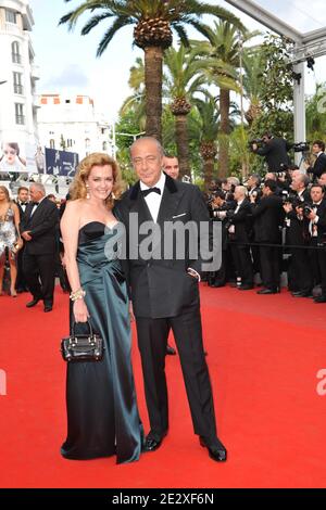 Caroline gruosi scheufele and fawaz gruosi hi res stock