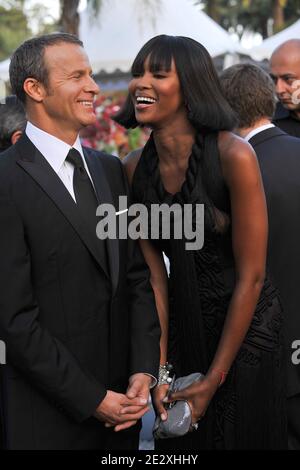 Naomi Campbell and boyfriend Vladimir Doronin arriving to the screening of Oliver Stone's 'Wall Street: Money Never Sleeps' presented out of competition during the 63rd Cannes Film Festival in Cannes, southern France on May 14, 2010. Photo by Hahn-Nebinger-Orban/ABACAPRESS.COM Stock Photo